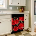 thumbnail image 3 of roses Dishwasher Magnet Cover Decorative Sticker for Home Cabinet Kitchen 23" x26", 3 of 5