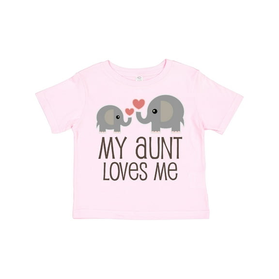 Inktastic My Aunt Loves Me Boys or Girls Toddler T-Shirt