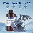 thumbnail image 2 of Impresora 3D de resina ANYCUBIC, lavable con agua 2.0 HD, gris, 1 kg, 2 of 9