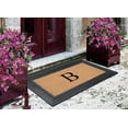 thumbnail image 3 of A1HC Natural Rubber & Coir 24x39 Monogrammed Doormat For Front Door, Anti-Shed Treated Durable Doormat for Outdoor Entrance, Heavy Duty, Low Profile, Easy to Clean, Long Lasting Front Porch Entry Rug, 3 of 7
