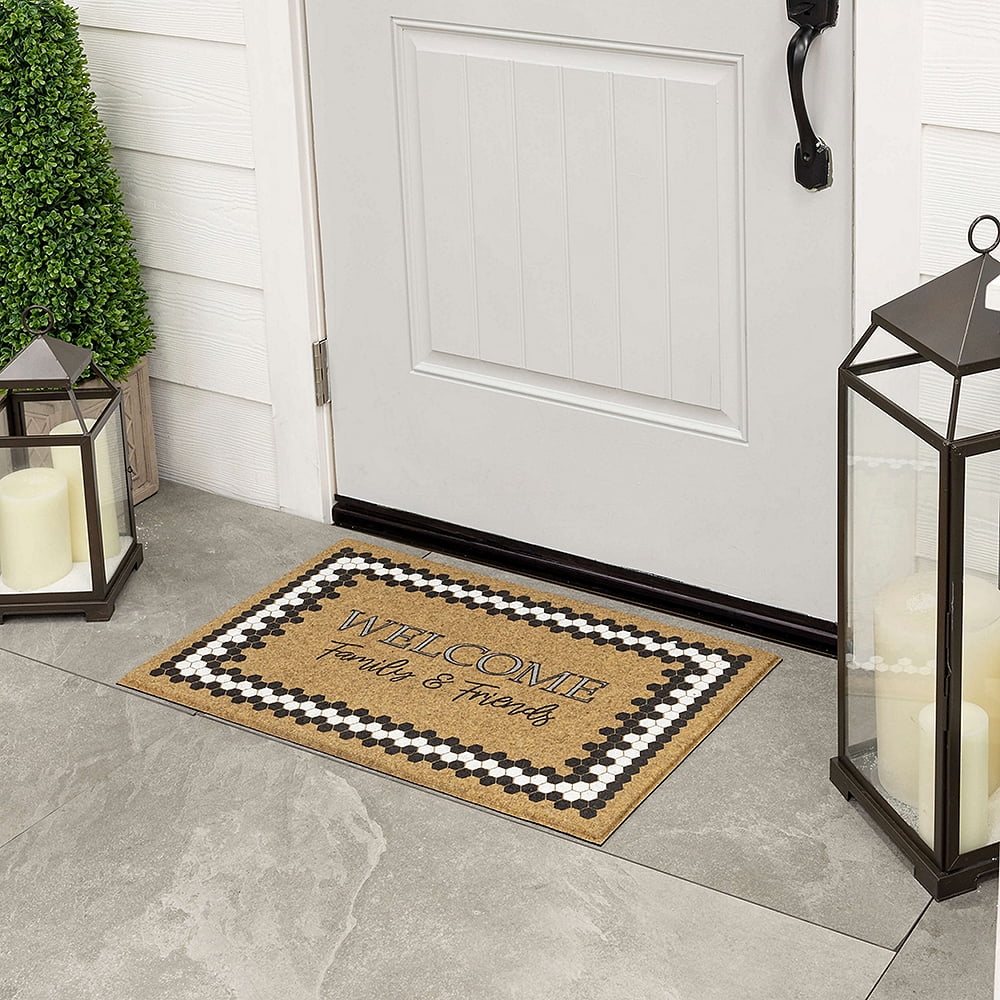 Mohawk Home Family Farmhouse Outdoor Polyester Door Mat, Multi, 1' 6" X 2' 6"