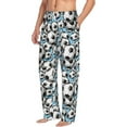 thumbnail image 5 of Cauagu Football Soccer Ball Mens Pajama Pants Sleep & Lounge Pants,PJ Bottoms with Pockets-Large, 5 of 7