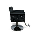 thumbnail image 2 of Salon Styling Chair Raelynn II (Black with Diamond) for Beauty Hair Salon Studio, 2 of 8