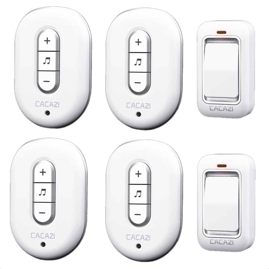 200 Meters Wireless Doorbell SELFPOWERED Push Button Bell Set with 48