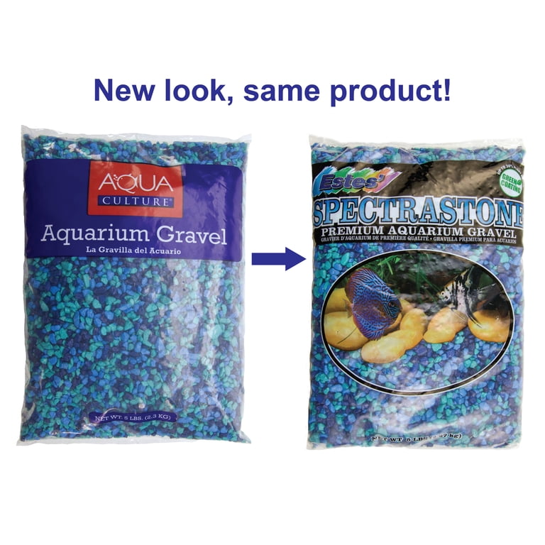 Spectrastone Blue Jean Aquarium Gravel, 5 Lbs photo 4