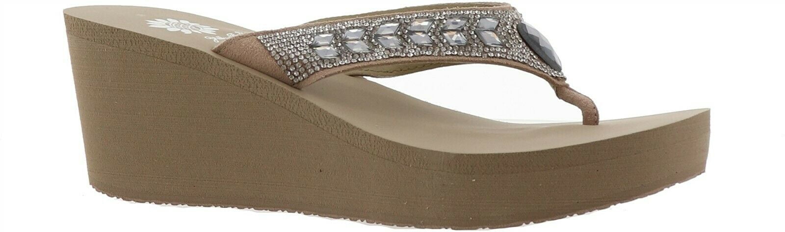 yellow box belmac wedge flip flop
