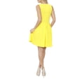 thumbnail image 2 of White Mark Women's Bright Fit and Flare Mini Dress, 2 of 2