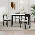 thumbnail image 2 of Gymax Modern Dining Chairs Set of 4 w/Tilt Backrest Rubber Wood Legs Soft Padded Seat, 2 of 10