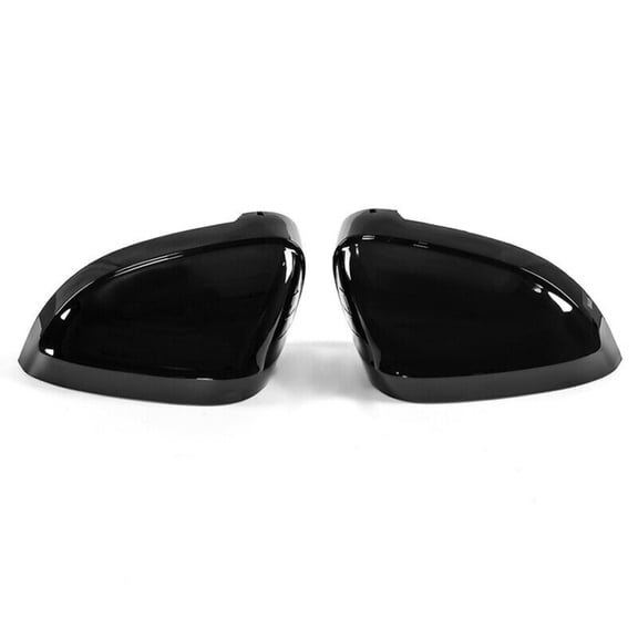 Side Mirror Cover Caps Glossy Black for A5/S5 Sportback with Lane Assist Audi