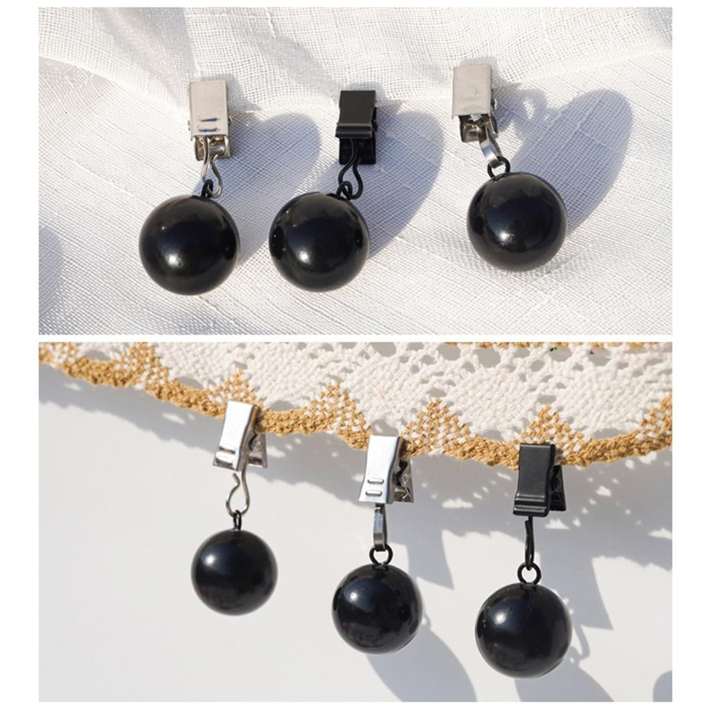 Giaone Outdoor Curtain Weights,Drapery Weights for Pergola,Metal Clip Down Curtain