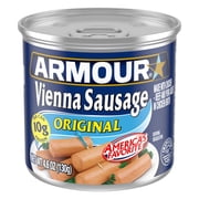 Armour Original Vienna Sausage, 7g Protein Per Serving, 4.6 oz Can