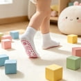 thumbnail image 4 of Cmfcve Women's Warm Non-Slip Socks Cotton Silicone Grips On Sole Ankle Socks for Indoor Home Wear 2 Packs, 4 of 4