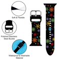 thumbnail image 3 of Compatible Con Winter Snowflake Apple Watch 38/40/41/42/44/45 Mm Para Mujeres Y Hombres, Silicona Suave, Regalos Navideños, Decoraciones, Pulsera De Repuesto Para Iwatch Series 9, 8, 7, 6, 5, 4, 3, 2,, 3 of 5