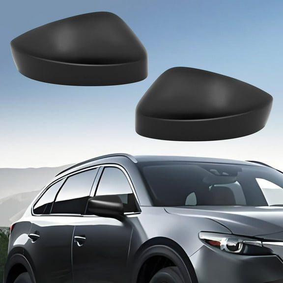2x Exterior Mirror Cover Left Right Sides Mirror Cover for 2016-2023 Mazda CX-5