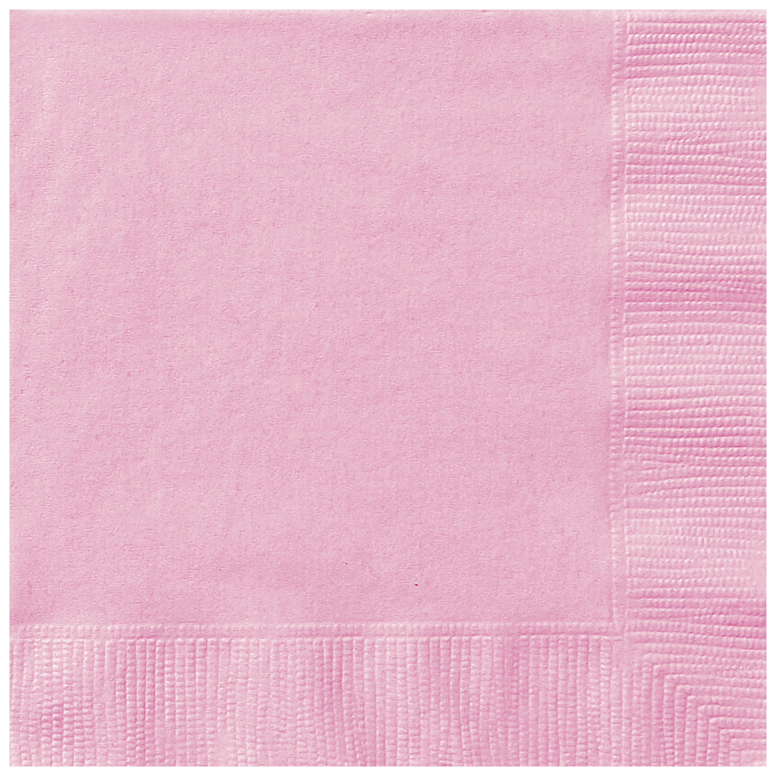 (6 pack) 24CT 6.5IN x 6.5IN Light Pink Disposable Paper Napkins by Way To Celebrate
