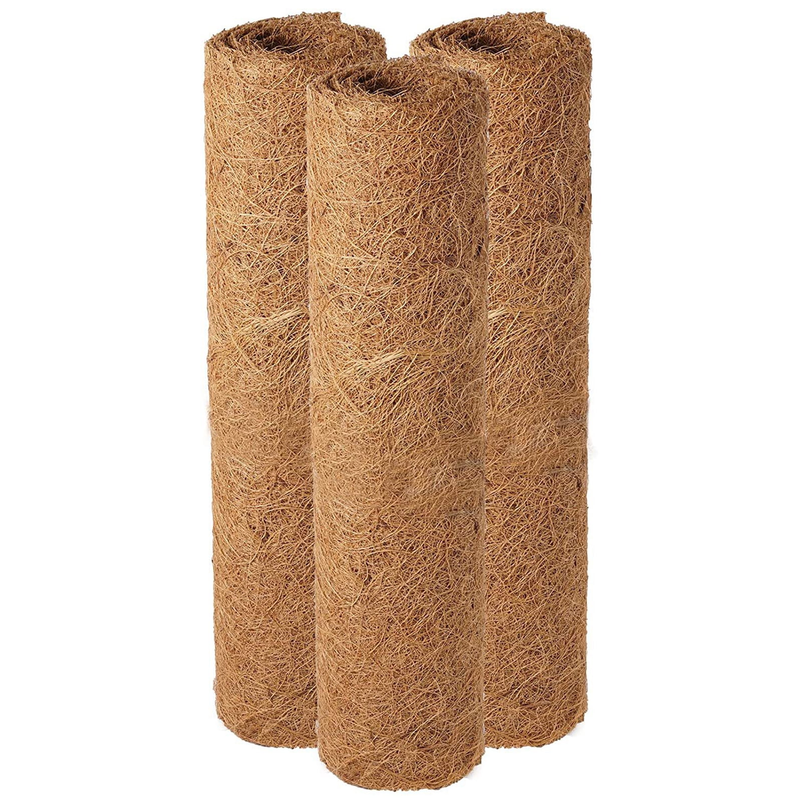 HES 3Pcs Coco Liner Roll Breathable TearResistant Coir Coconut Planter