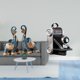 thumbnail image 2 of Figura de elefante,Figuras de elefantes,estatuas,adornos de animales,Escultura coleccionable para dormitorio,decoración del hogar,regalo.,Estatua de cámara,Figura coleccionable de modelo de, 2 of 8