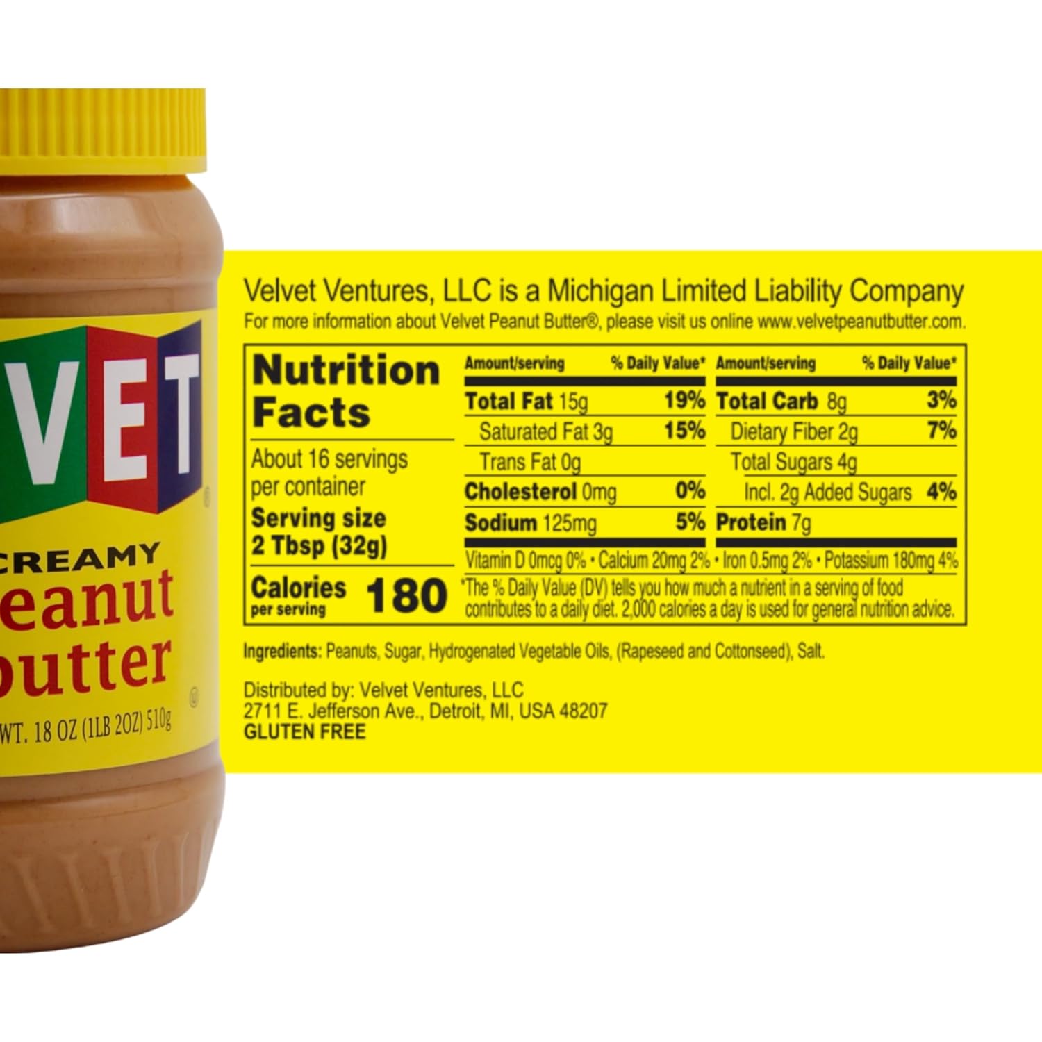 Velvet Peanut Butter Creamy, 12 Pack