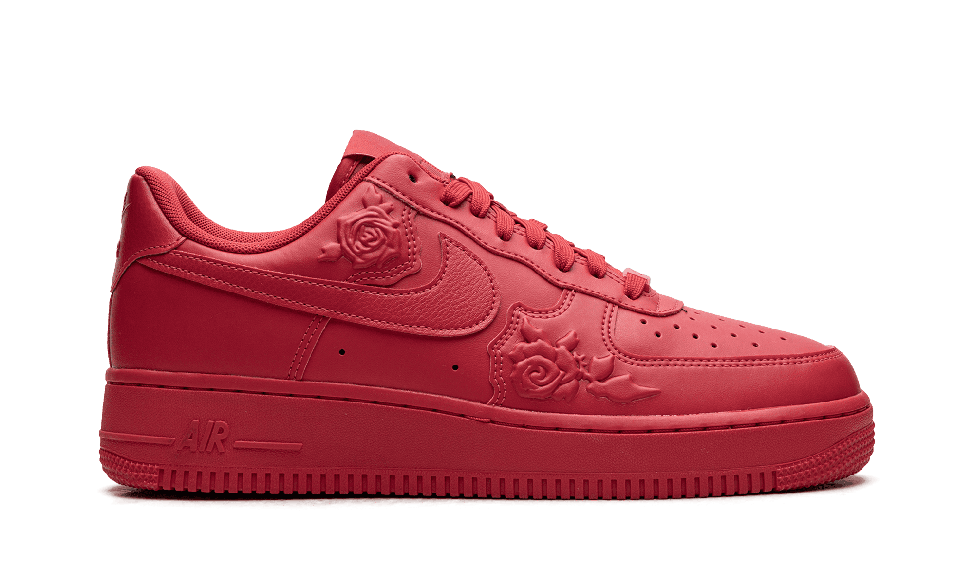 NIKE WOMENS Air Force 1 Low '07 Womens "Red Roses" HF2016 600 HF2016 600 from Stadium Goods