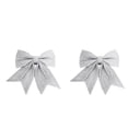 thumbnail image 3 of Lipstore 2 Pieces Christmas Tree Bow Xmas Tree Decor for Backyard Indoor Outdoor Tree, 3 of 8