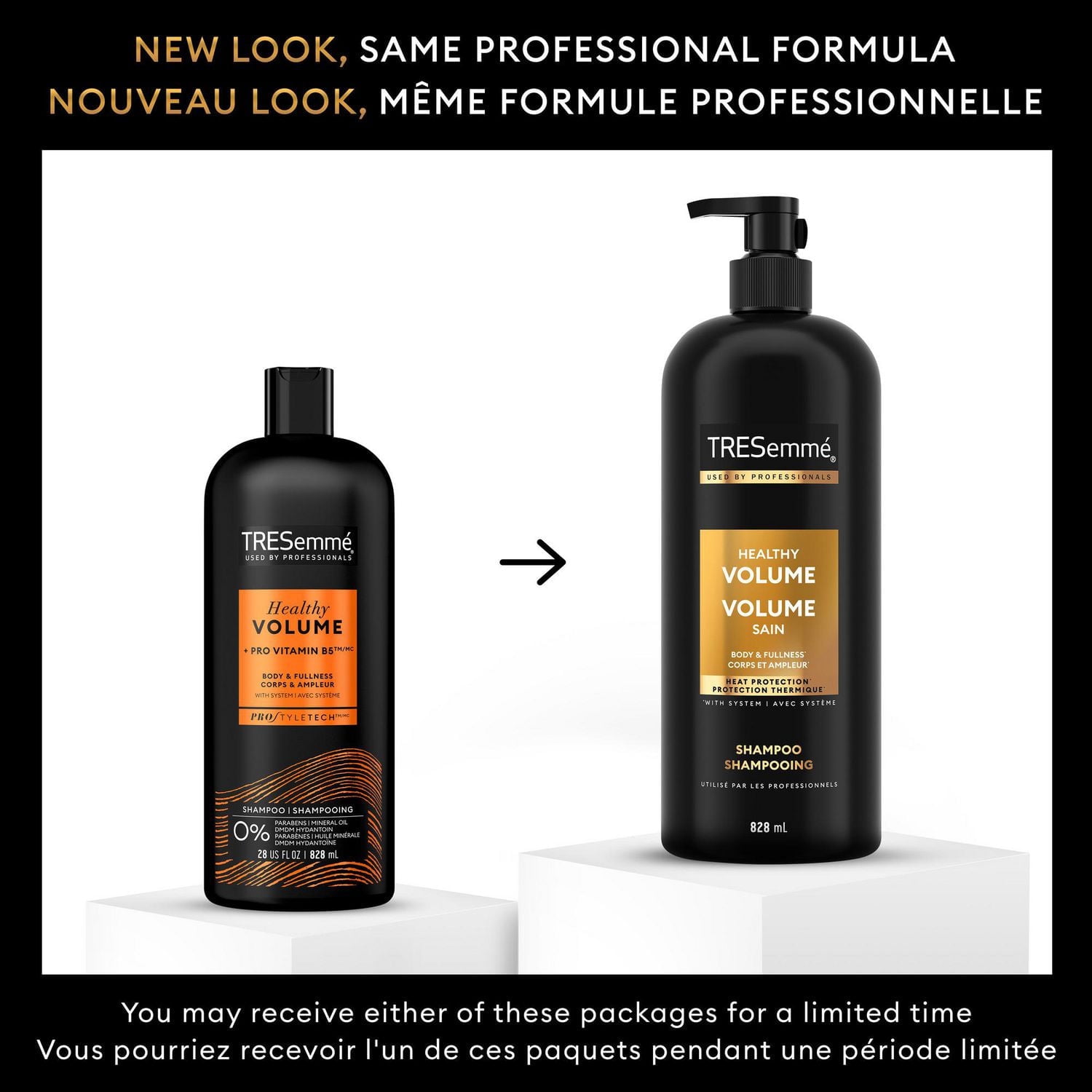 Shampooing TRESemmé Healthy Volume + Provitamine B5