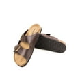 thumbnail image 4 of Yours 2 Keep Sandals, Cork Footbed Footbed Sandal, Medium Flat Heel Open Toe, Brown, Mens 10-10.5 / Womens 11.5-12, 4 of 5