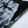 thumbnail image 5 of XIAONU Print Shorts for Men Drawstring Waist Side Pockets Sport Bottoms, 5 of 6