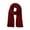 Red, variant on Opolski Women Scarf Sweet Keep Warm Solid Color Comfortable Skin-friendly Knitted Medium Long Scarf for Office