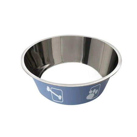 ZZkhGO Stainless Steel Dog Bowl Non Slip Pet Food Bowl Removable Pet Feeding Bowl for Dogs Cats Water Food