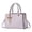 Purple, variant on Faraee Womens Satchel Bags Top Handle Shoulder Handbags and Purses Ladies Designer Leather Crossbody Work Tote Bag with Chic Pendant Black
