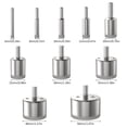 thumbnail image 2 of MTFun 16 PCS Diamond Drill Bit Set, Hollow Drill Hole Saw Set with Drill Guide from 6mm-50mm and 4 PCS Triangle Drill Bits Set for Tile Glass Ceramic Brick for Glass, Porcelain, Marble, Tile, Wood, 2 of 11