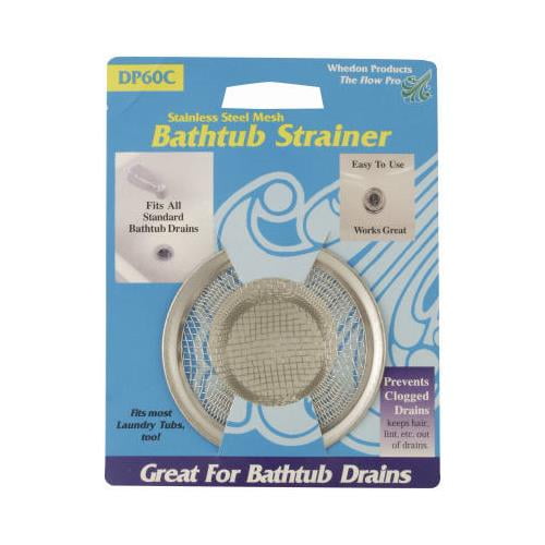 DP60C Mesh Bathtub Strainer with Chrome Ring for Bathtub Drain