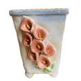 thumbnail image 1 of Maceta de cerámica for flores suculentas con exquisita decoración de cala, 1 of 7