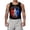 Black, variant on Mens 250 Years Usa Tank Top Casual American Flag Pattern T-Shirts Gym Sleeveless Top Trend 1776-2026 Print Shirts Royal Blue 2XL