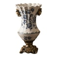 thumbnail image 3 of Lipstore Ceramic Flower Vase Desktop Ornament Flower Painting Decorative Table Vase Table C, 3 of 8