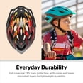 thumbnail image 5 of Schwinn Thrasher Child Bicycle Helmet, Ages 5 - 8, Orange Flames, 5 of 9
