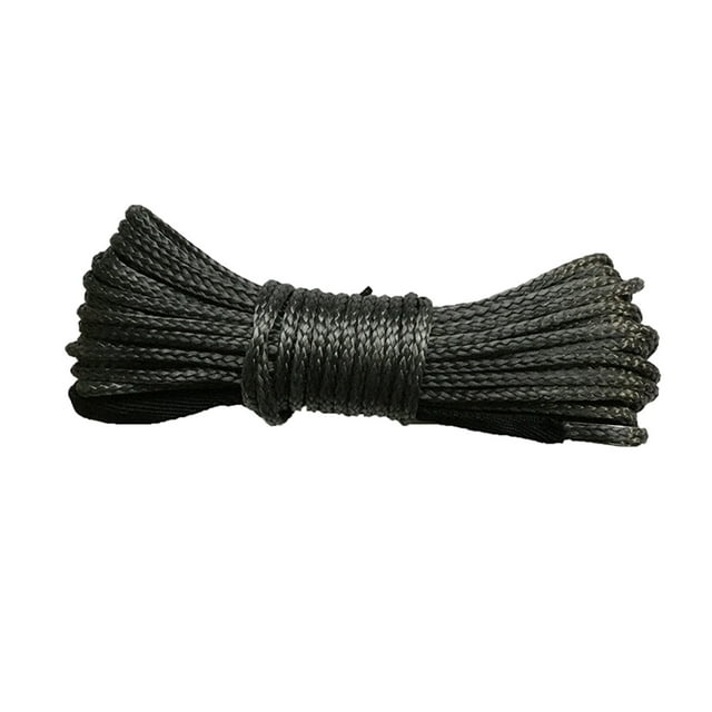 Synthetic Winch Line Cable Rope 8mm X 20m Synthetic Winch Rope Cable Compatible With ATV UTV Truck