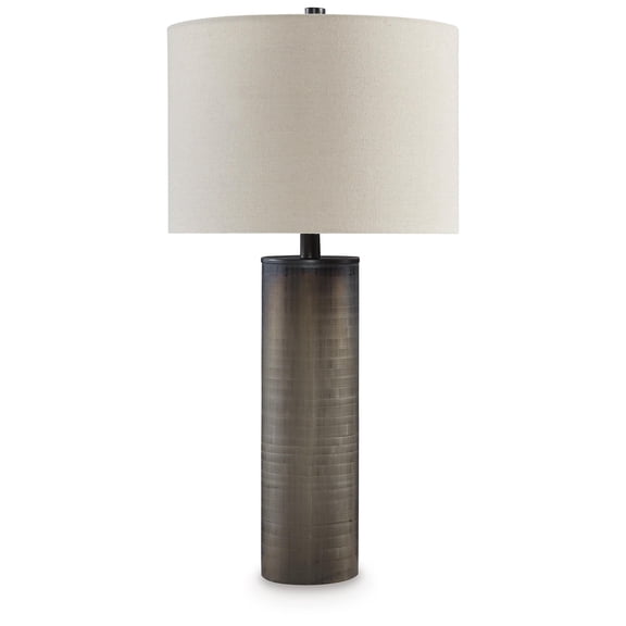 Signature Design by Ashley Contemporary Dingerly Table Lamp  Brown