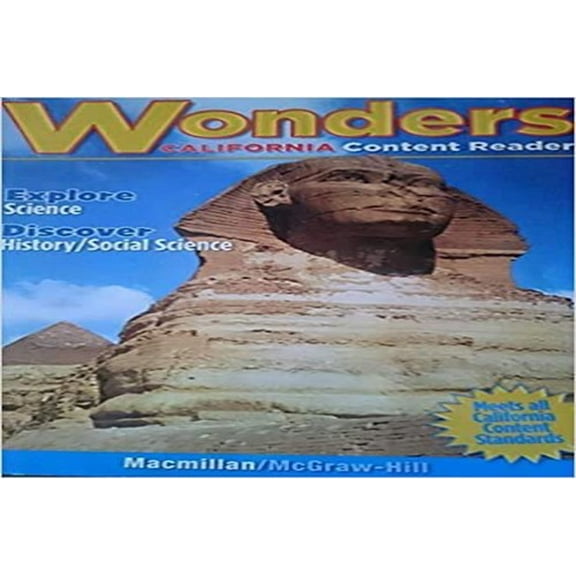Pre-Owned Wonders California Content Reader--ELD Grade 6 Paperback