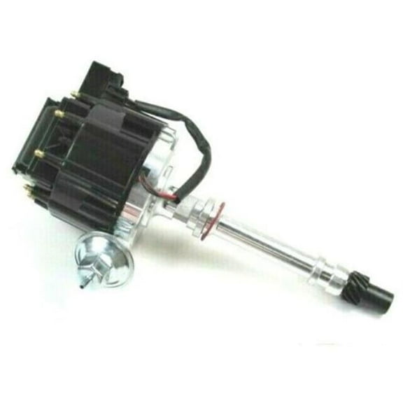 HEI Electronic Distributor Cap with 65K Coil for SBC 350 BBC 454, Black