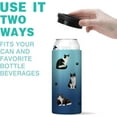 thumbnail image 2 of Cat Can Cooler,Slim Can Cooler Insulated Stainless Steel Can Cooler,Beer/Drink/Wine/Hard Seltzer/Soda Can Cooler, 2 of 5