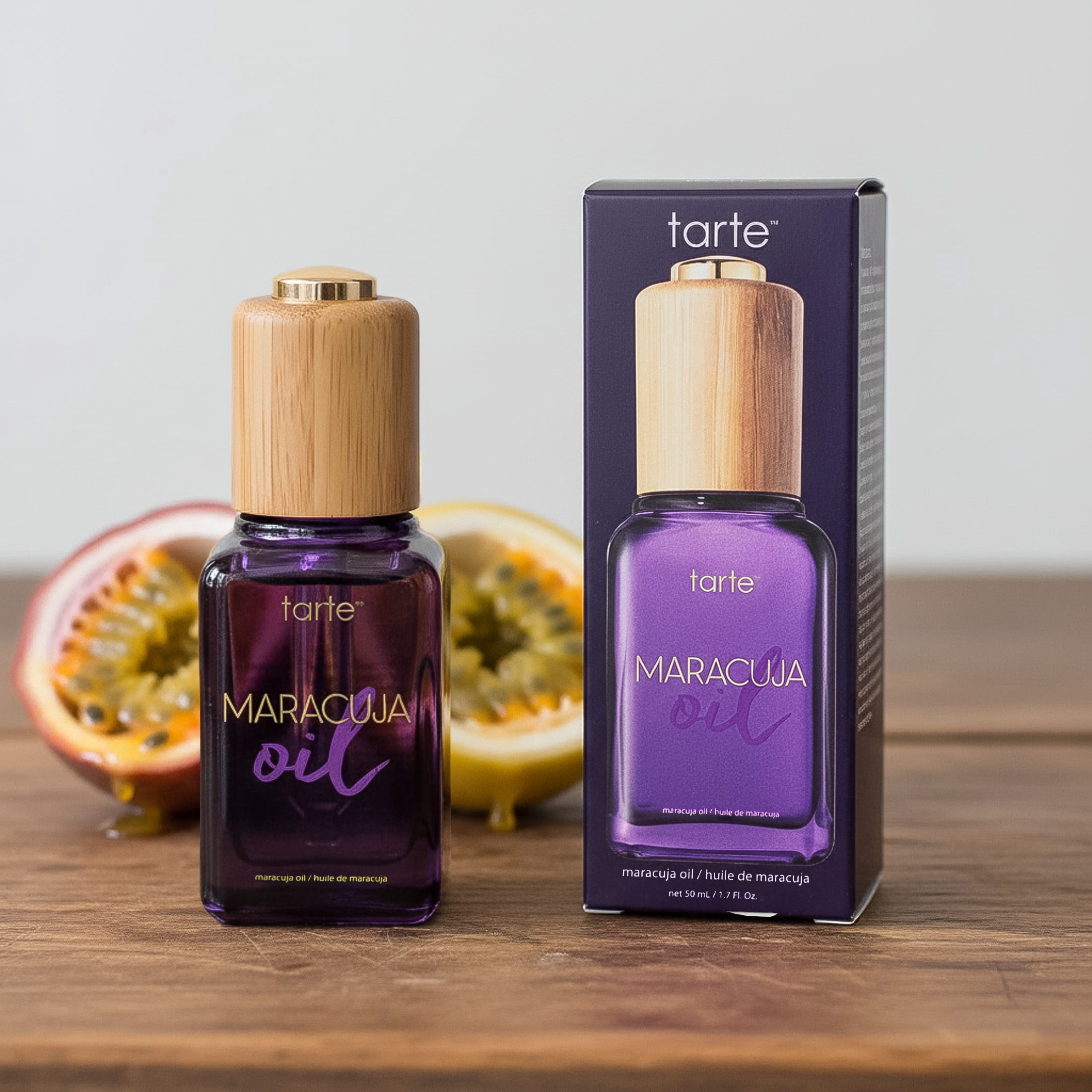 Tarte Maracuja Face & Body Oil, Vitamin C Hydrating Facial Oil, Smooth Lightweight & Moisturizing, 1.7 oz