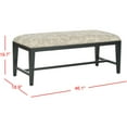 thumbnail image 4 of SAFAVIEH Zambia Bench Taupe / Beige, 4 of 5