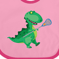 thumbnail image 4 of Inktastic Funny Lacrosse Player Boys or Girls Baby Bib, 4 of 4