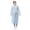 Z1-Sky Blue-frostluinai women raincoat, variant on Frostluinai Womens Clear Crystal Rain Poncho Hooded Heavy Duty Waterproof for Storm Summer Portable