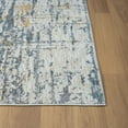 thumbnail image 5 of LR Home Alison Ann Abstract Indoor Polyester Area Rug, Blue/Taupe, 9' x 12', 5 of 5