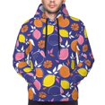 thumbnail image 4 of Hoodies for Men - Abstract oranges lemon Long Sleeve Comfrt Men'S Fashion Hoodies & Sweatshirts, Sweatshirts for Men Hoodies Pullover Clothing Clothes with Pouch, 4 of 7