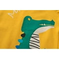 thumbnail image 3 of YOUI-GIFTS Infant Toddler Boys Graphic Long Sleeve T-Shirts Kids Little Boys Dinosaur Truck Stripes Tees Tops Autumn Spring, 3 of 6