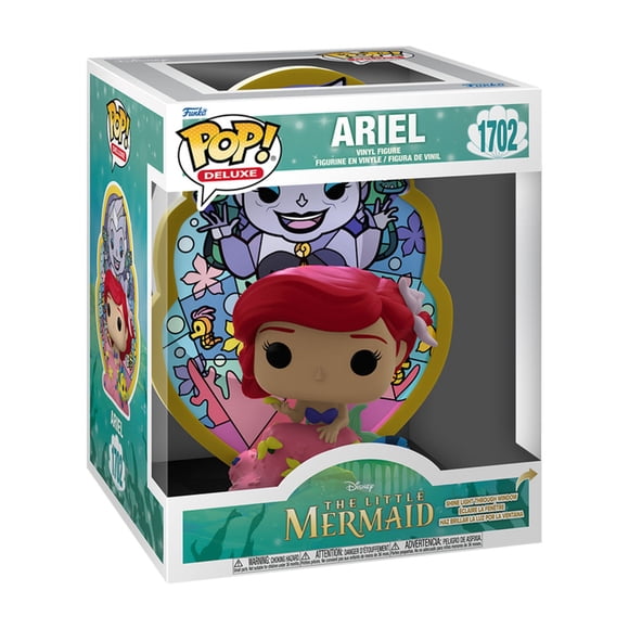 Figura Coleccionable Funko Pop de lujo La Sirenita Ariel de Cristal 1 Pieza