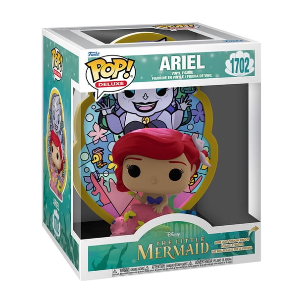 Figura Coleccionable Funko Pop de lujo La Sirenita Ariel de Cristal 1 Pieza